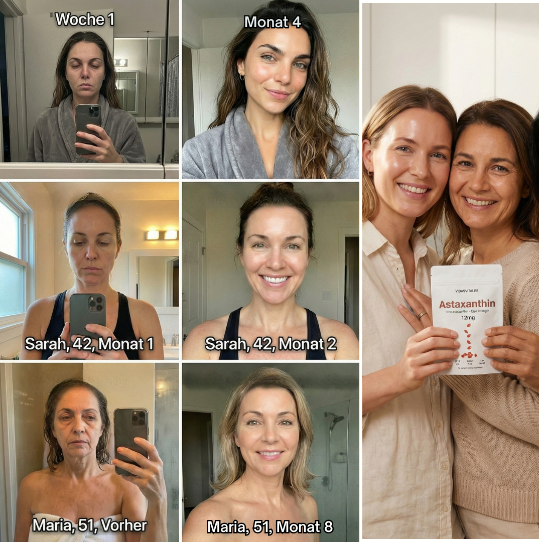 Astaxantina: Siéntase más joven y luzca más joven en 30 días o le devolvemos su dinero.