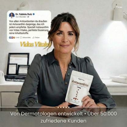 Astaxantina: Siéntase más joven y luzca más joven en 30 días o le devolvemos su dinero.