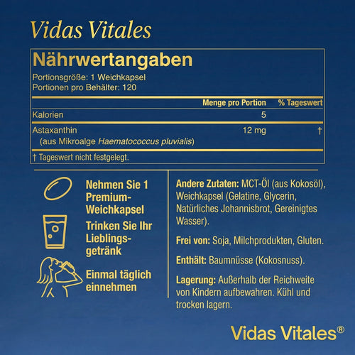 Astaxanthin - Fühlen Sie Sich Jünger Und Sehen Jünger Aus in 30 Tagen Oder Geld Zurück.